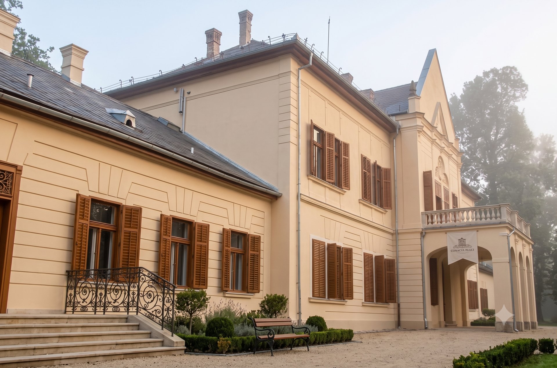 Castelul Mocioni, în anii de glorie